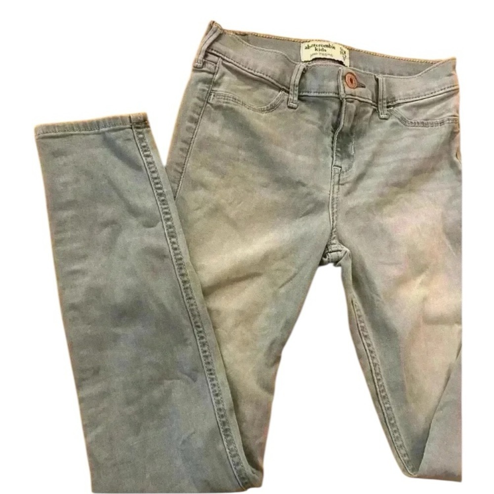 Abercrombie Girls Jean‎ leggings light blue Kids size 11/12